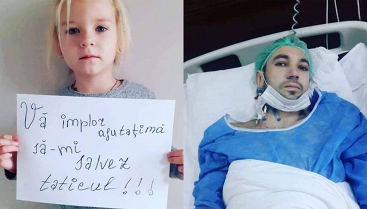 „Vă implor, ajutați-mă să-mi salvez tăticul!” Povestea tulburătoare a micuței Polina și a părintelui ei, Sergiu Sandu