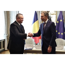 Premierul Nicolae Ciucă, după semnarea acordurilor de colaborare în domeniul nuclear cu Belgia: Fac parte din angajamentul nostru de a obține independența față de sursele rusești de energie