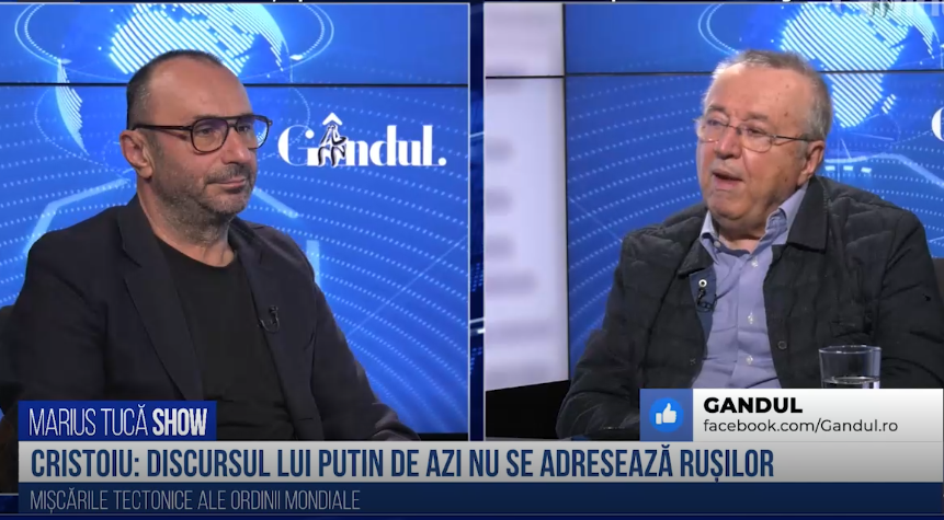 VIDEO Cristoiu: „Dictatura oficială anti-rusească din Occident e mult mai puternică chiar decât în Rusia”