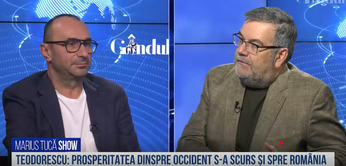 VIDEO | Bogdan Teodorescu: „Partidele suveraniste vor să aducă prosperitate în statele lor. Prosperitatea dinspre Occident s-a scurs și spre România”