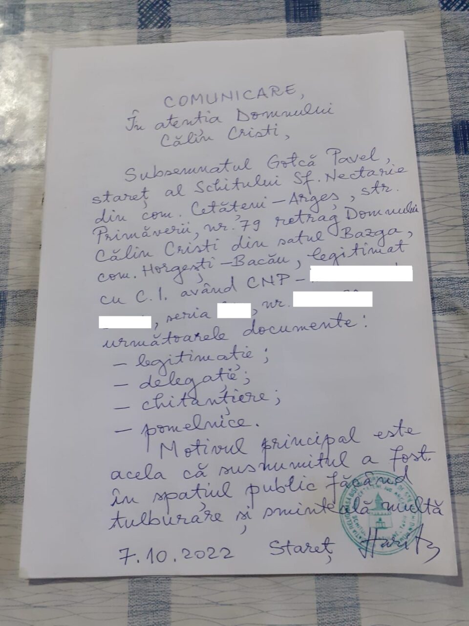 Prima masura luată de biserică împotriva călugărului-amant