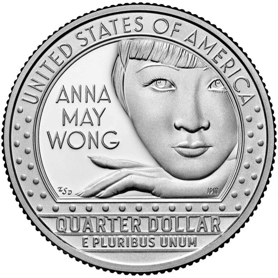 Actrița Anna May Wong, prima personalitate de origine asiatică aflată pe o monedă americană