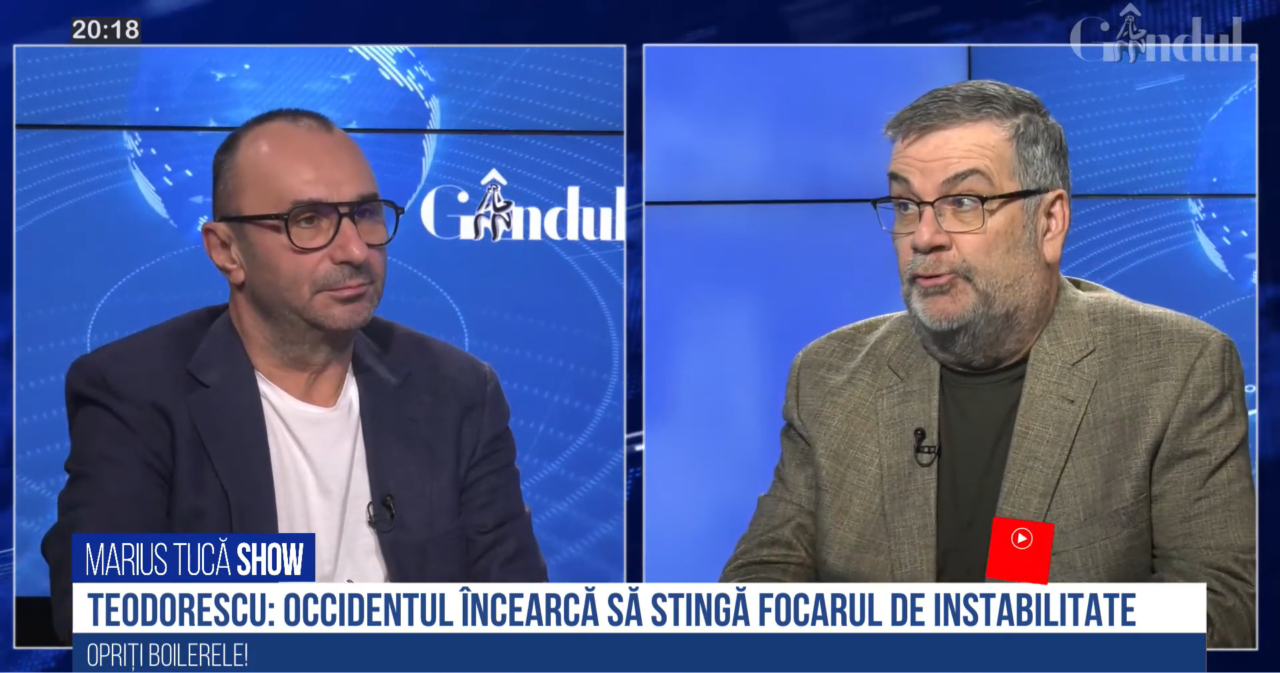 VIDEO | Bogdan Teodorescu: „Tot mai multe state chiar ajută Ucraina să învingă Rusia pentru a stinge acest focar de instabilitate. Ce m-a uluit este reacția promptă a Serbiei, țară tradițională, alăturată Rusiei”
