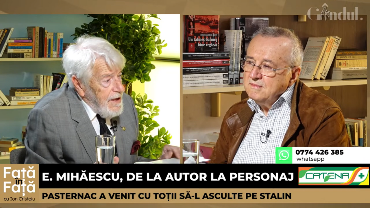 VIDEO | Academicianul Eugen Mihăescu: „Am fost extraordinar de impresionat de cultură. Revoluţia bolşevică a scos la iveală o artă”