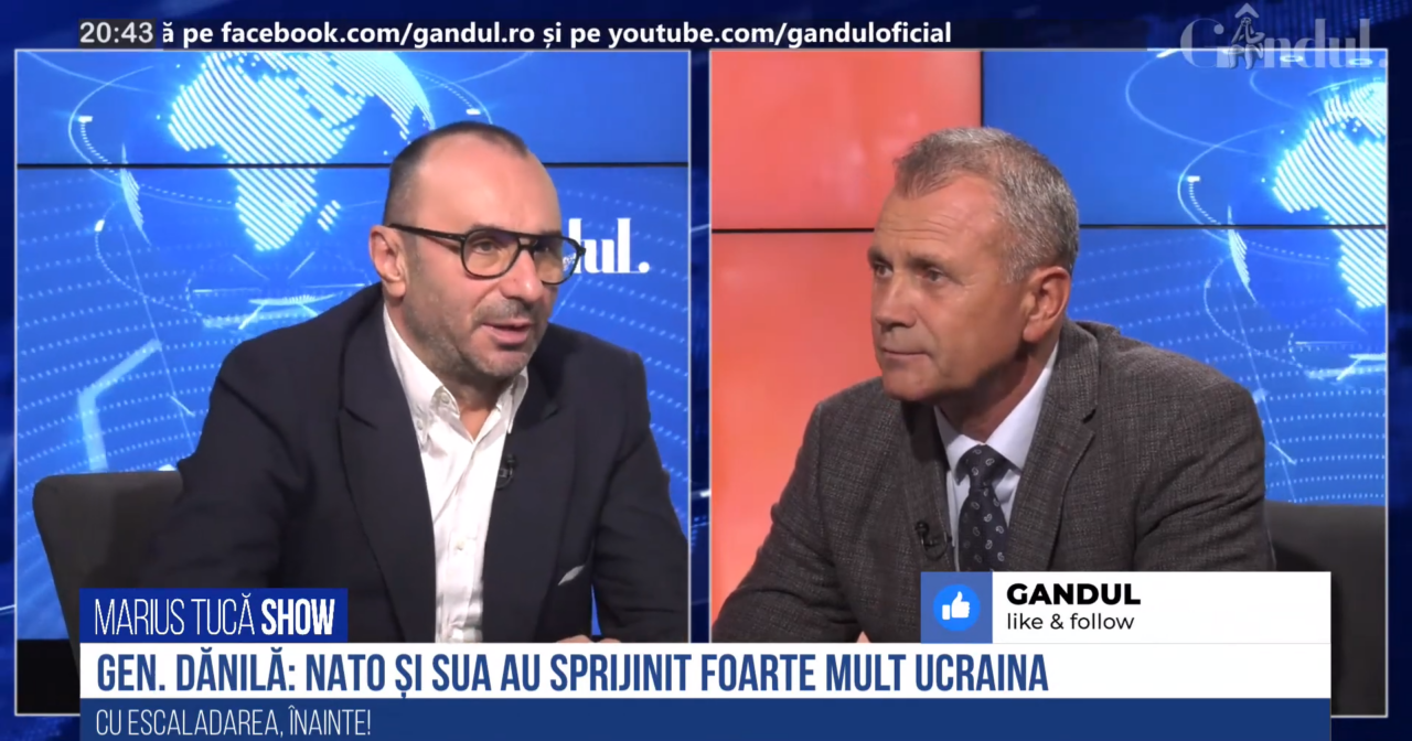 VIDEO | Generalul (r) Ștefan Dănilă: „Americanii au transmis despre ce fac rușii nu doar ucrainenilor. I-au avertizat pe ei despre posibila invazie, dar ne-au avertizat pe toți”