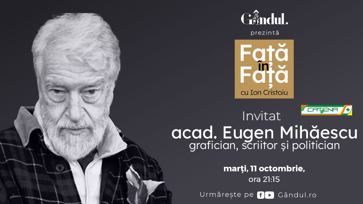 „Față în față cu Ion Cristoiu” începe marți, 11 octombrie, de la ora 21:15
