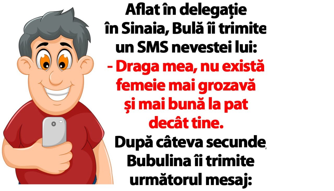 BANC | Aflat în delegație în Sinaia, Bulă îi trimite un SMS nevestei lui