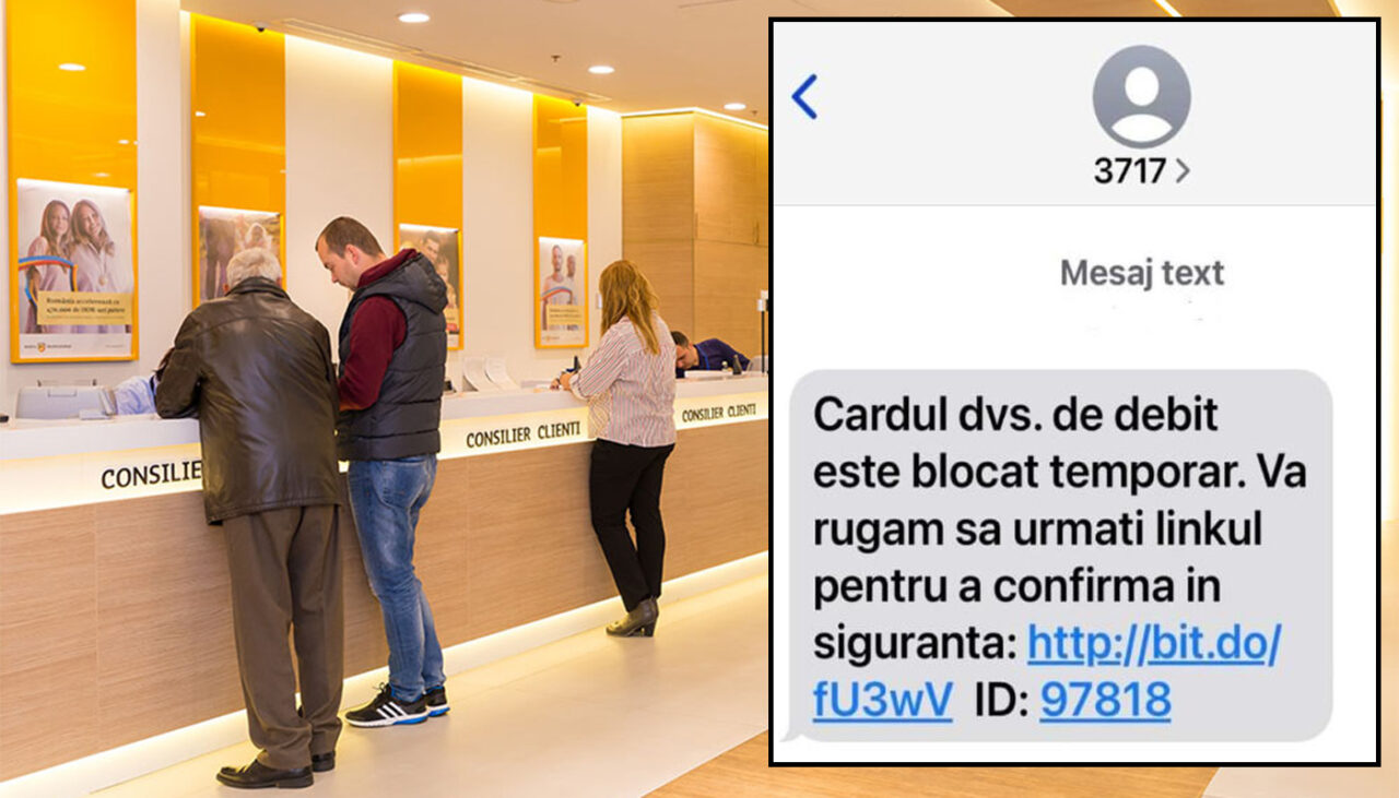 „Aveți cardul de debit temporar blocat!” O nouă înșelăciune a luat amploare în România, în numele Băncii Transilvania