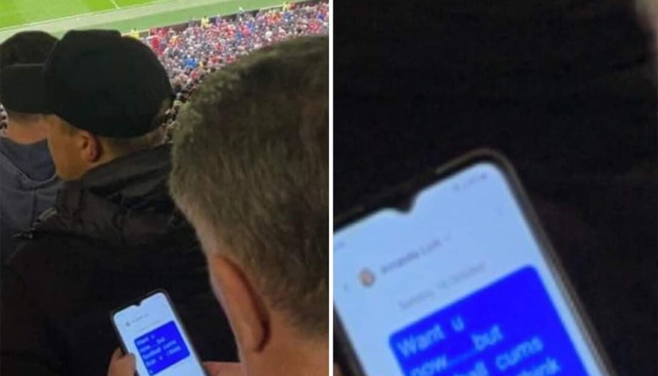 Râzi cu lacrimi! Ce mesaj intim i-a trimis acest tânăr iubitei lui, chiar în timpul unui meci de fotbal: „Te doresc acum, dar..”