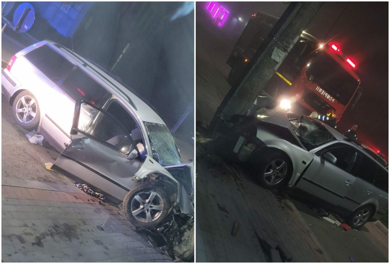 Grav accident pe străzile din Dej! Cinci tineri au ajuns la spital