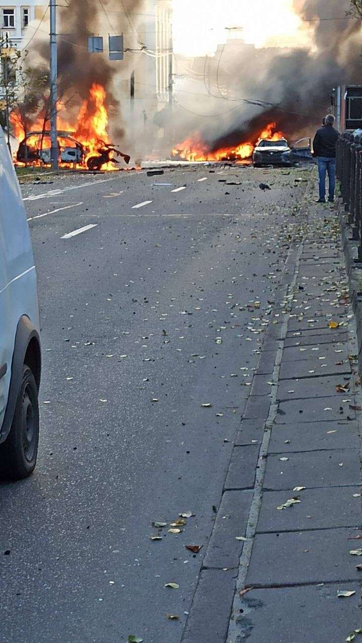 Consulatul german a fost lovit de o rachetă rusească, în timp bombardamentului din Kiev