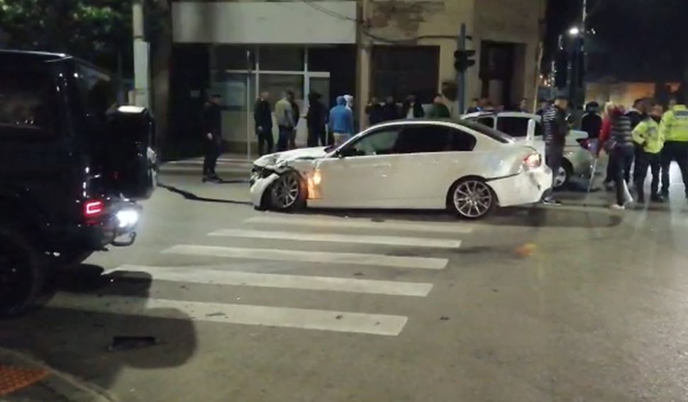 Om de afaceri din Oltenia, prins băut la volan după ce a provocat un accident și mașina sa de lux a sunat singură la 112