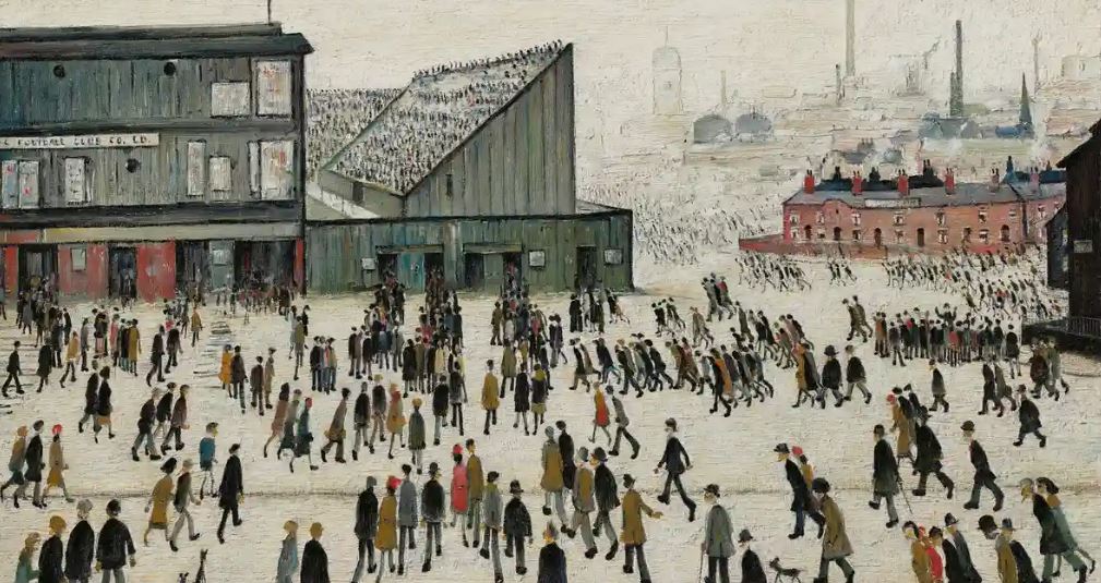 Tabloul „Going to the Match” al lui LS Lowry a stabilit un record pentru artist
