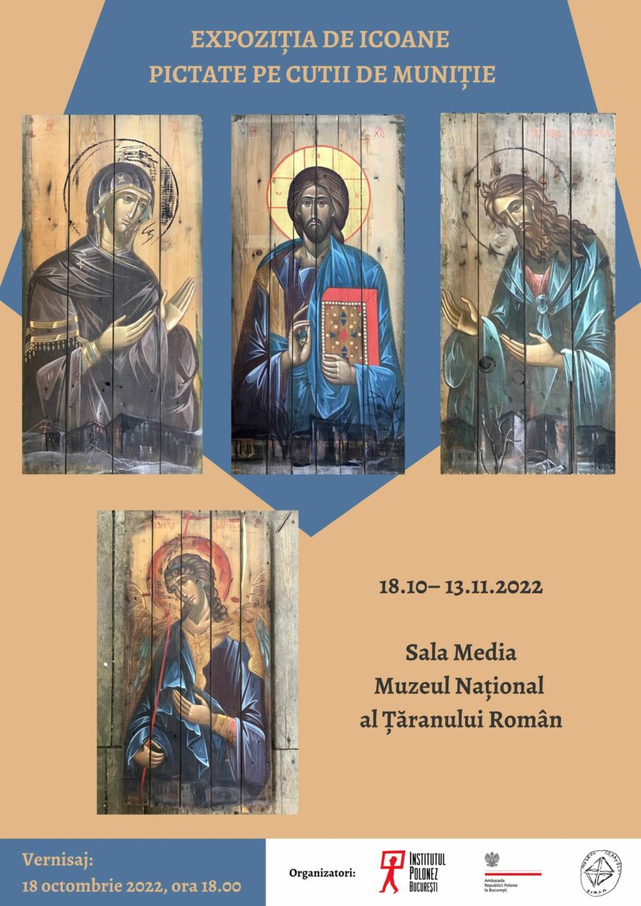 Expoziție inedită de icoane pictate pe cutii de muniție, la Muzeul Național al Țăranului Român, între 18 octombrie și 13 noiembrie