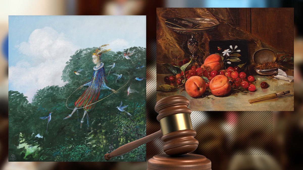 Top 100 Mari Maeștri ai Artei Românești | Tabloul ”Natură statică cu cireșe, caise și tutun” (Theodor Aman), adjudecat pentru 70.000 euro + Picturile maestrului Ștefan Câlția, printre ”vedetele” Licitației de Toamnă Artmark