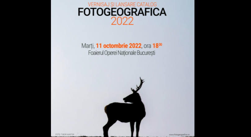 Salonul Naţional de Fotografie „Fotogeografica 2022” se va deschide marţi, 11 octombrie