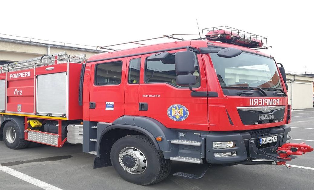Incendiu în Policlinica Spitalului Turda. O femeie a suferit arsuri pe mâini