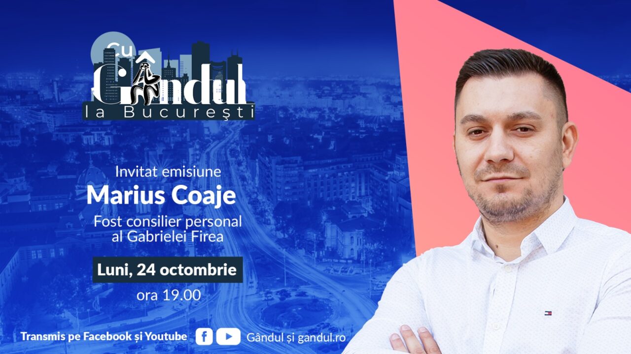 ‘’Cu Gândul la București’’ începe luni, 24 octombrie, de la ora 19.00