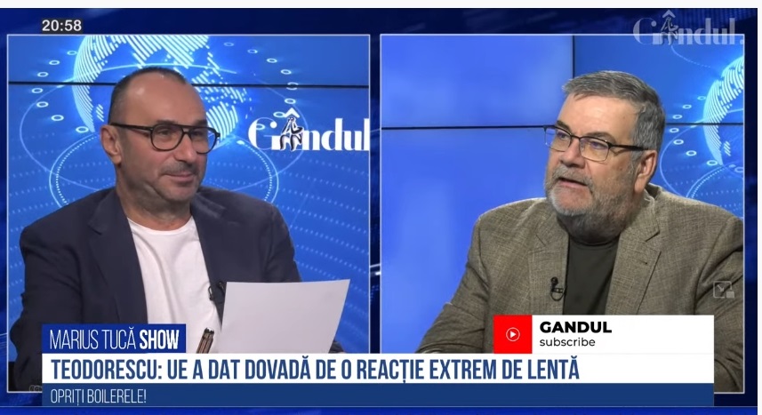 Poll Marius Tucă Show: „Credeți că România ar trebui să se sacrifice și să ajute Republica Moldova cu gaze și energie electrică?”