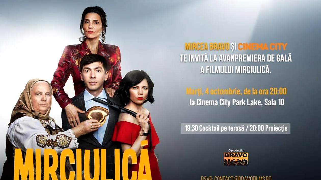 „Mirciulică”, comedia lui Mircea Bravo, în cinematografe din 7 octombrie