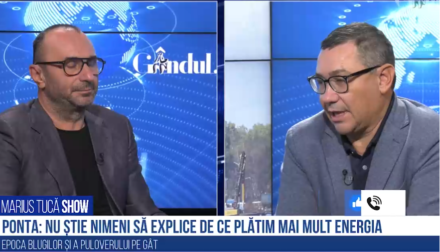 VIDEO Ponta: „Nu știe nimeni să explice de ce plătim noi cel mai mult când avem și hidrocentrală, și gaze, și cărbune și Nuclearelectrica”