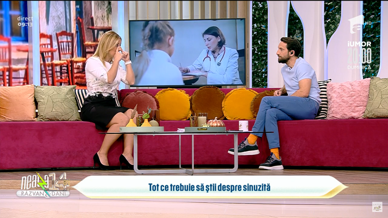 VIDEO | Tot ce trebuie să știi despre sinuzită. Doctor: „Dacă nu o tratezi, poți face infecție la nivelul creierului”