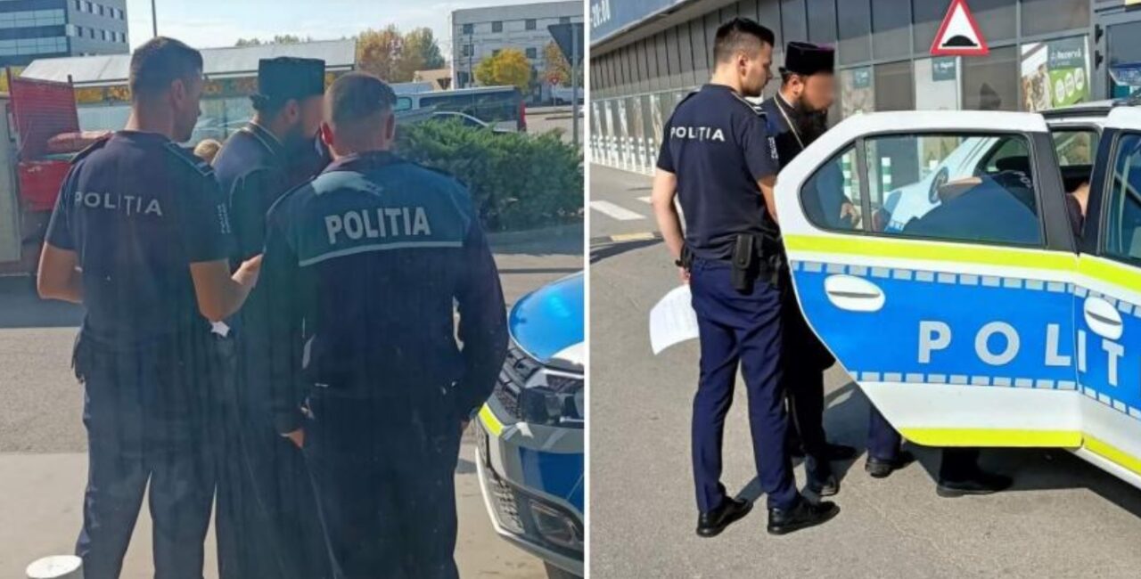 Tânăr îmbrăcat în straie preoțești, prins în Craiova după ce a furat o ruletă cu laser din magazin