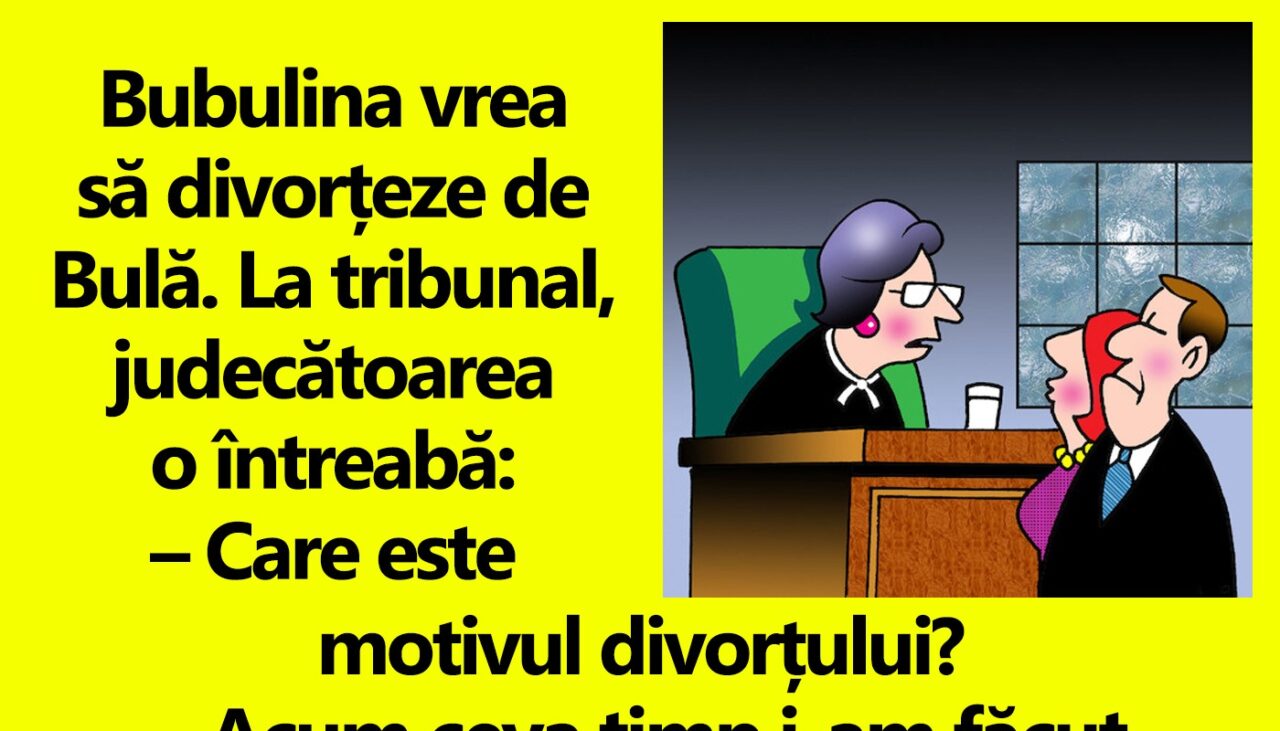 BANC | Bubulina vrea să divorțeze de Bulă: „I-am făcut cadou o brățară și ieri am văzut-o la mâna lui dreaptă”