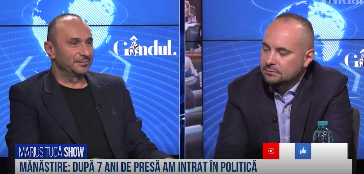 VIDEO | Silviu Mănăstire, secretar general adjunct PNL: „După 7 ani de presă am intrat în politică”