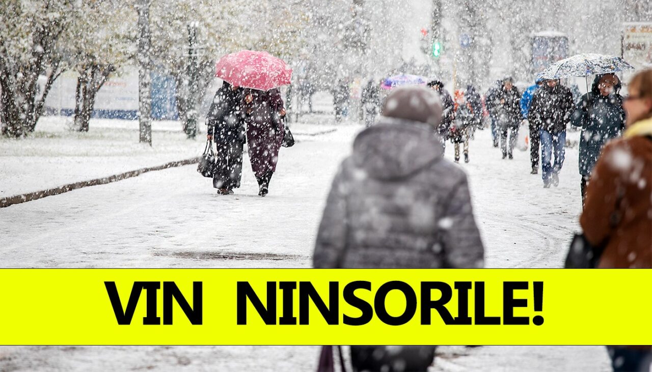 Meteorologii Accuweather au schimbat prognoza. Vin ninsorile în noiembrie! Pe ce dată cade prima zăpadă în București