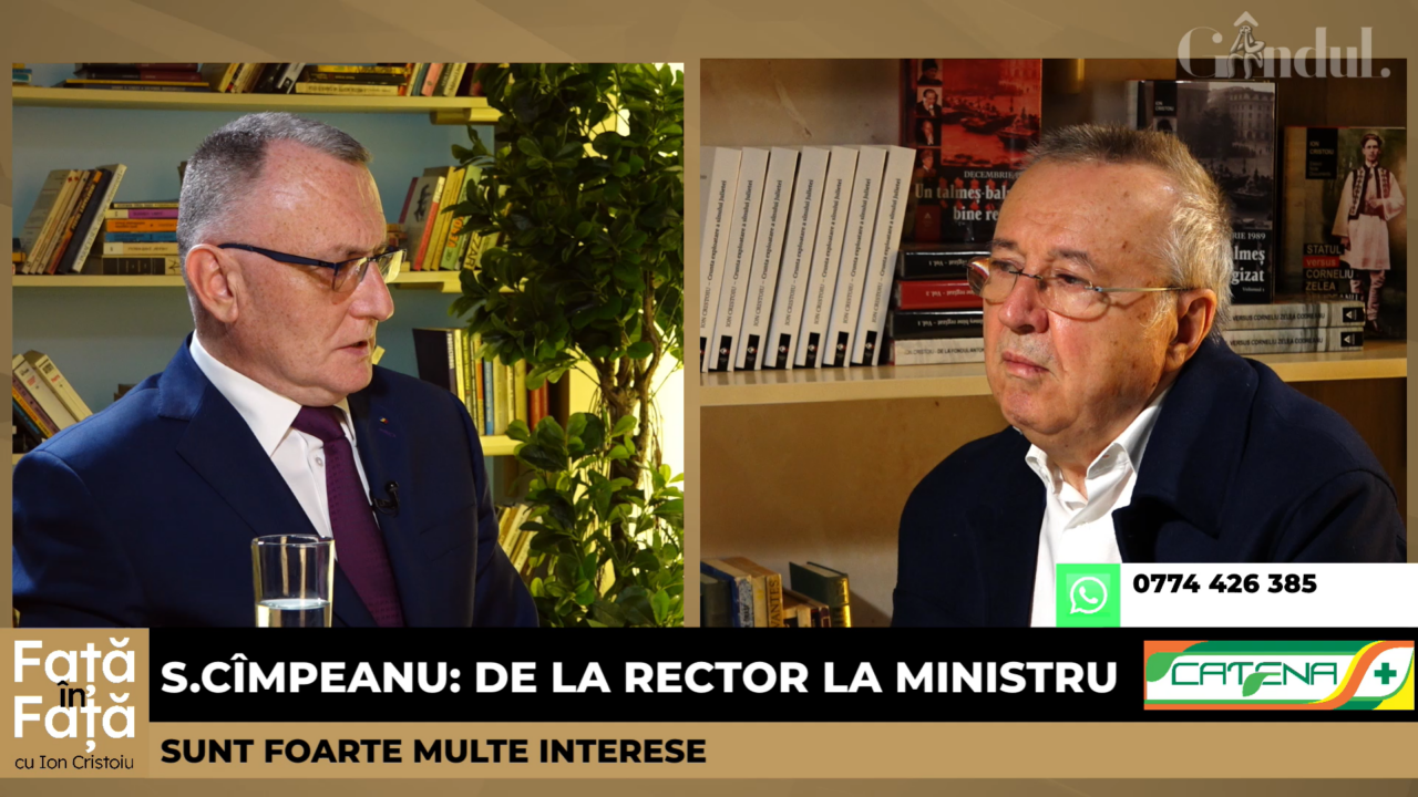 VIDEO | Sorin Cîmpeanu: „Nu mă tem că proiectele vor fi făcute praf de actualul ministru al Educației”