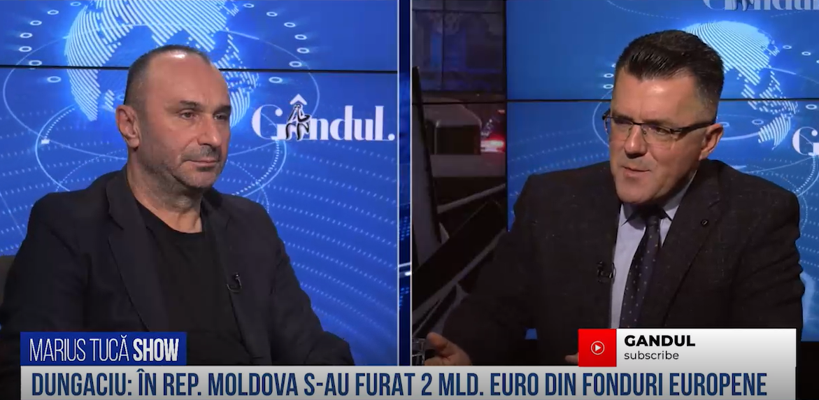 VIDEO | Dan Dungaciu, analist de politică externă: „În Republica Moldova s-au furat 2 miliarde de euro din fonduri europene”