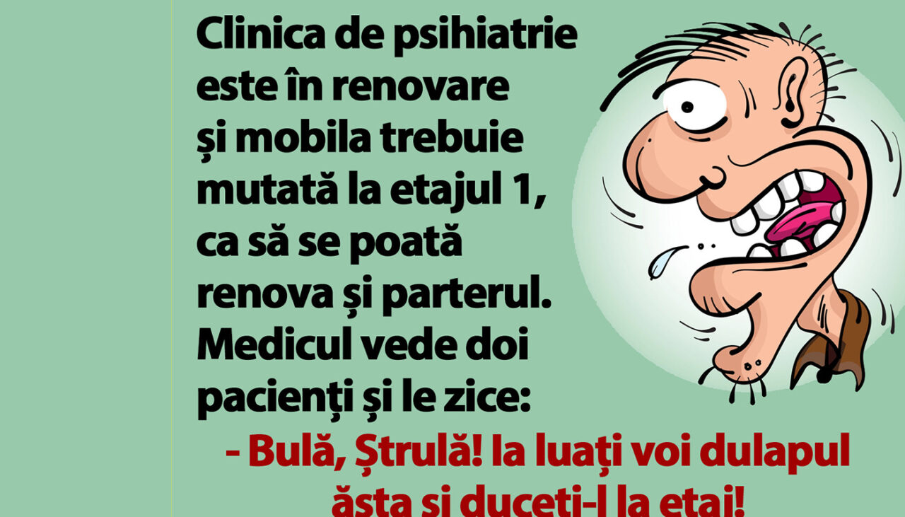 BANC | Bulă și Ștrulă, la spitalul de nebuni