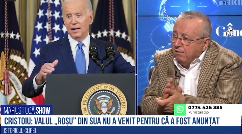 VIDEO Ion Cristoiu: „Valul roșu” de la alegerile din SUA nu a venit pentru a fost anunțat înainte”