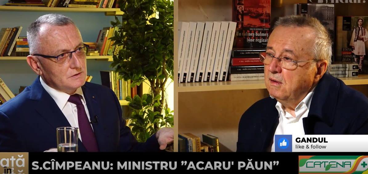 VIDEO | Sorin Cîmpeanu: „În cazul plagiatului este vorba de un caiet cu Îmbunătățiri Funciare”