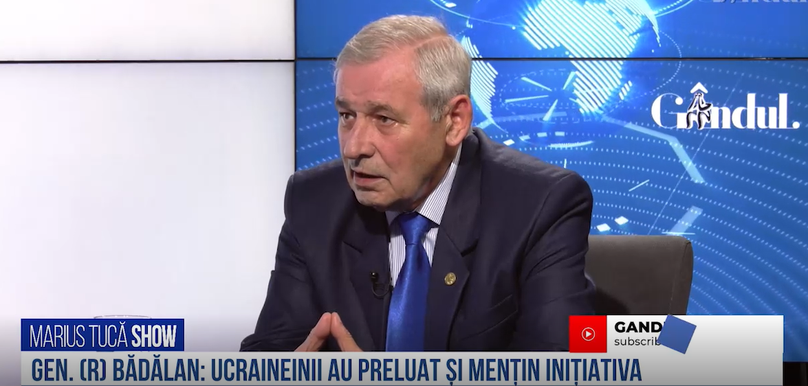 VIDEO | Gen. Eugen Bădălan: „Moralul trupelor rusești este din ce în ce mai mic”