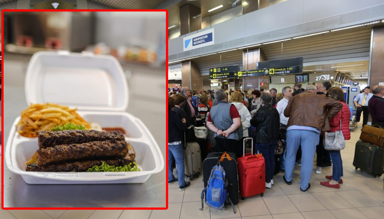 Ionuț a comandat 2 mici, o porție de cartofi și o apă plată într-un restaurant din Aeroportul Otopeni. Când a venit nota de plată, să cadă din picioare: „Nu se poate așa ceva”