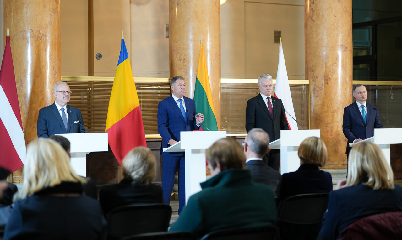 Declarație comună a președinților României, Letoniei, Lituaniei și Poloniei, privind securitatea regională și integrarea europeană