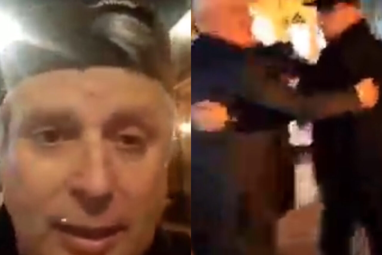 VIDEO | Marian „Ceaușescu” susține că a fost bătut de Mitică Dragomir și bodyguard-ul acestuia. Scandal uriaș în fața sediului unui post de televiziune