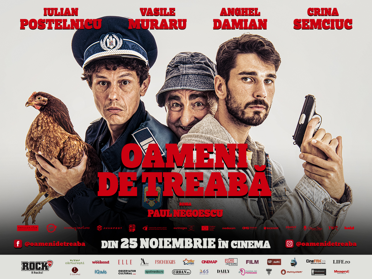 „Oameni de treabă”, comedia neagră regizată de Paul Negoescu are premiera în cinematografele din România pe 25 noiembrie