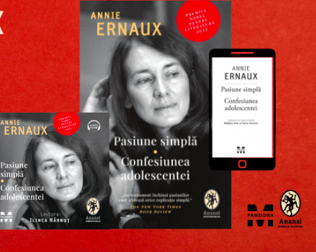 Primul volum semnat de Annie Ernaux, laureata Nobelului pentru literatură din acest an, a fost tradus în limba română