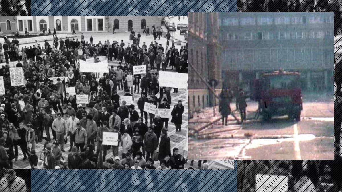 EXCLUSIV VIDEO | Revolta Anticomunistă de la Brașov, din 15 noiembrie 1987, simbolul spălării de lașitatea colectivă. Mărturiile cutremurătoare ale protestatarilor torturați, condamnați și deportați pentru curajul de a striga ”Jos Ceaușescu!”