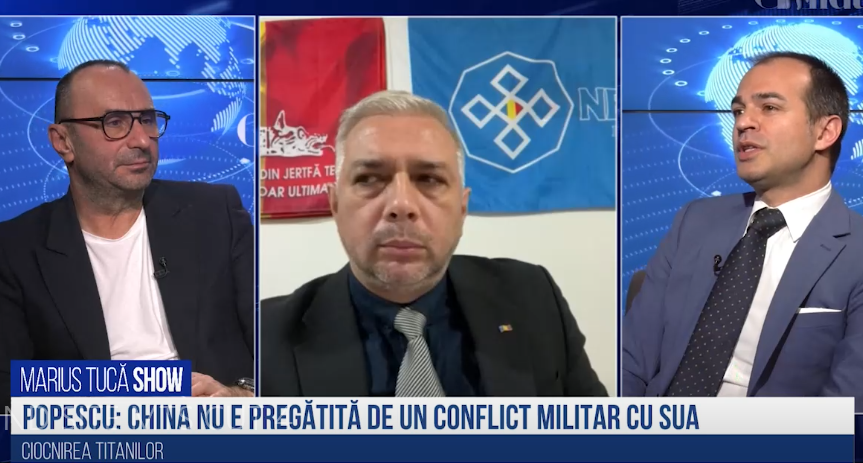 VIDEO Ștefan Popescu: „China nu este pregătită să aibă un un conflict militar direct cu SUA, dar intenția există”