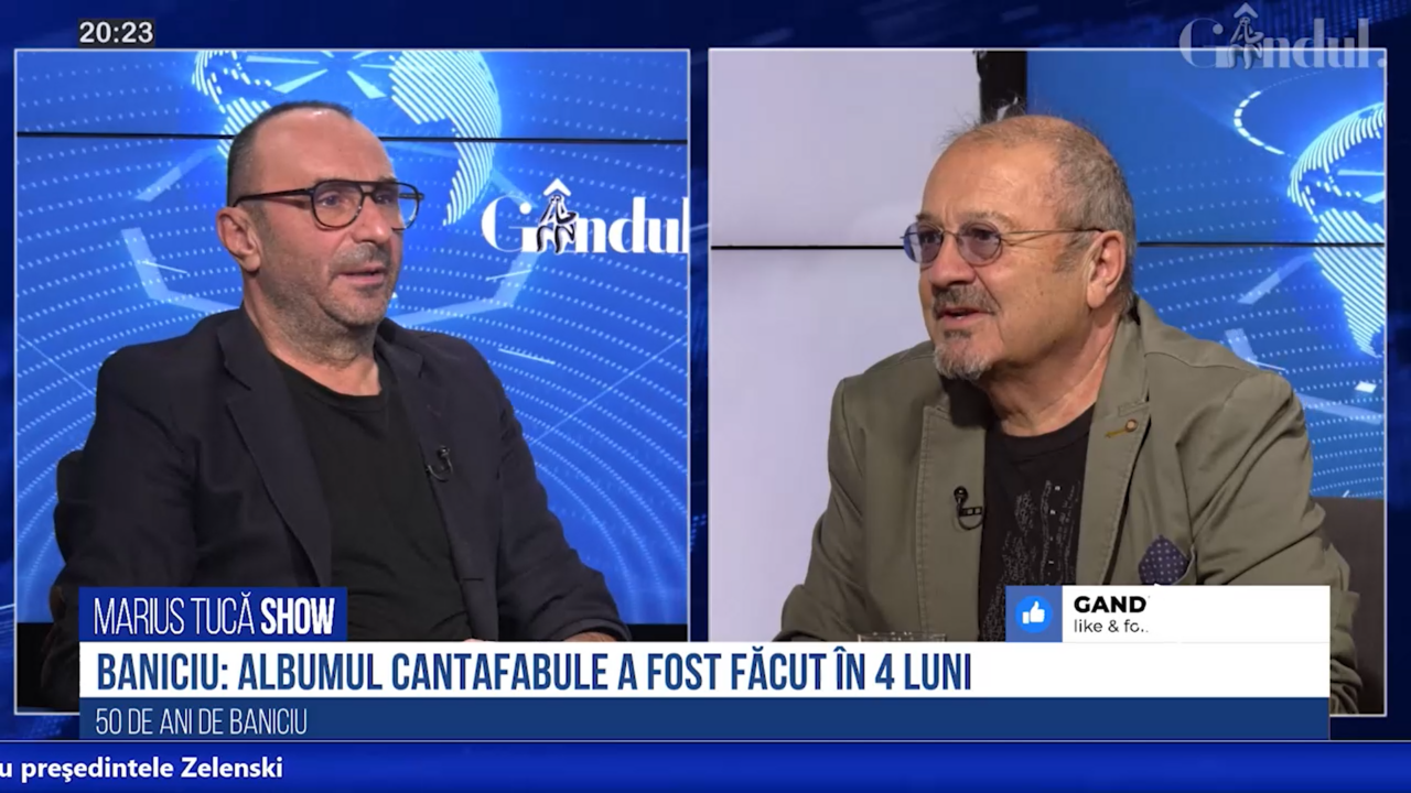 VIDEO | Mircea Baniciu: „Cantafabule a fost un act artistic pe care ni l-am permis. Muzica de pe acel album nu a fost înțeleasă. După spectacol, lumea ieșea ca împușcată”