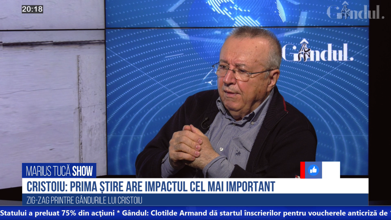 VIDEO | Ion Cristoiu: Prima știre are cel mai mare impact / Prezența politicienilor pe rețelele sociale nu înlocuiește declarația clasică