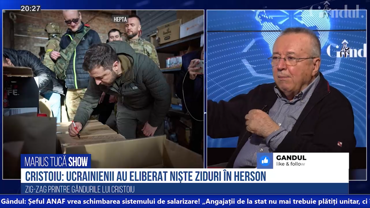 VIDEO | Ion Cristoiu: „Cucerirea Hersonului nu are valoare din punct de vedere militar”