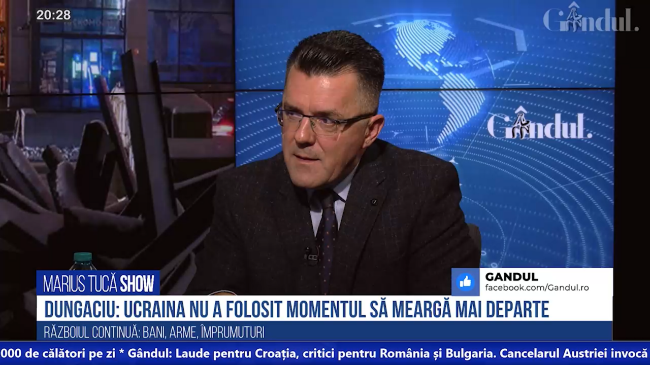 VIDEO | Dan Dungaciu: „Există trei scenarii despre evoluția războiului și niciunul nu e favorabil Ucrainei”