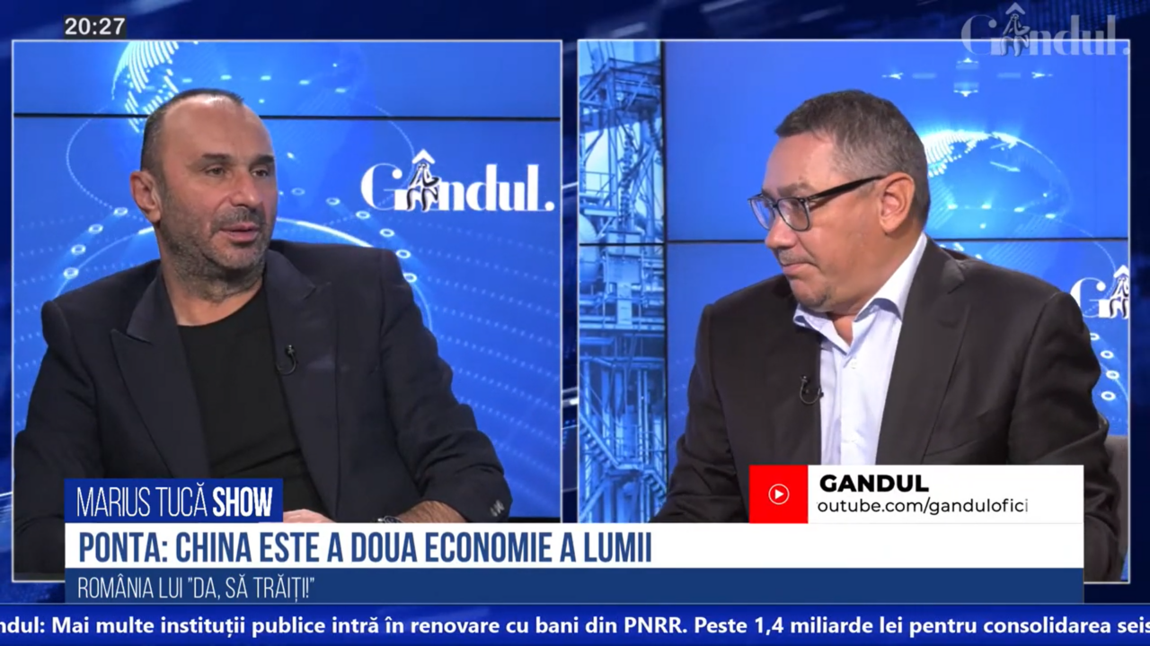 VIDEO | Victor Ponta: „China este a doua economie a lumii. În 2027 va deveni prima”