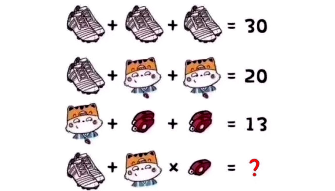 Test IQ chinezesc | Te crezi un geniu?! Rezolvă ecuația din imagine