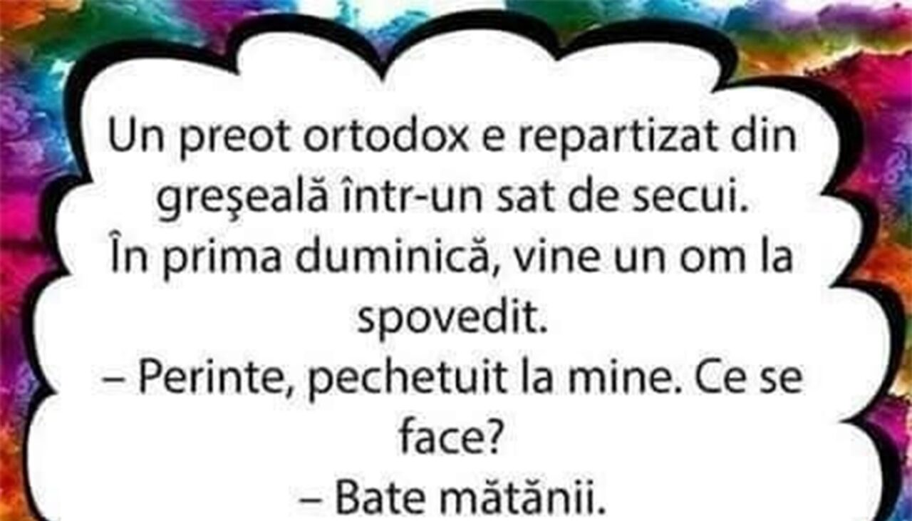 Bancul de vineri | Un preot ortodox e repartizat într-un sat de secui: „Perinte, pechetuit la mine. Ce se face?”